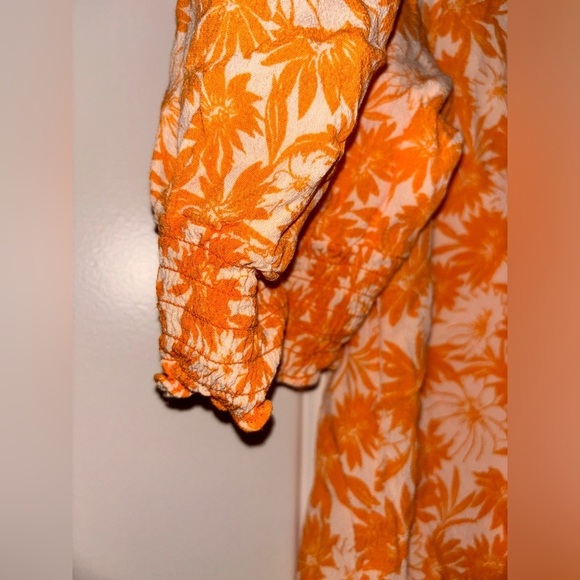 Terra & Sky Women’s Plus Size Puff Sleeve Peasant Top Soft & Feminine Relax Fit - Picture 5 of 8